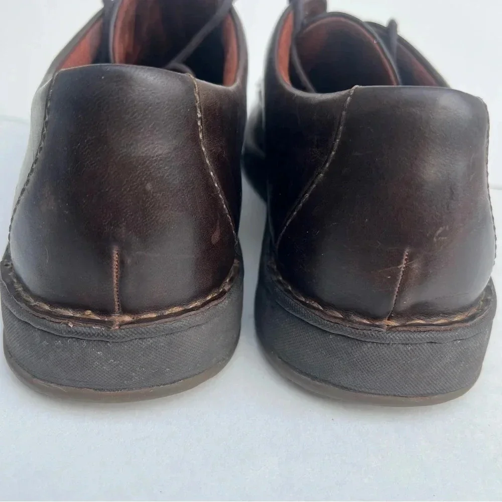 COPY - Born Brown Leather Lace Up Comfort Oxford Shoes Size 11